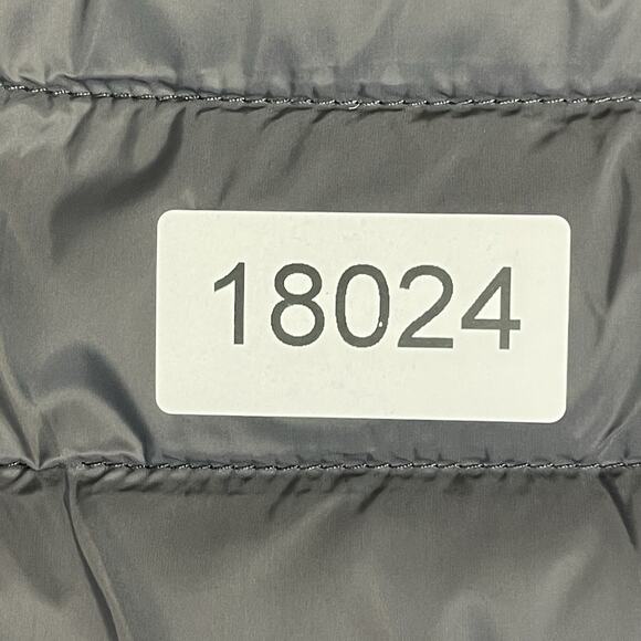 Rodeo Clothing Co Vest Mens M Dark Gray Puffer Quilted Full Zip Mock Neck Jacket - Picture 11 of 11